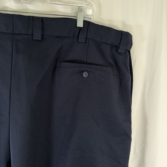 Oak Hill Shorts Men's 50L Navy Blue Flat Front 11" Inseam Chino Soft - Picture 7 of 7